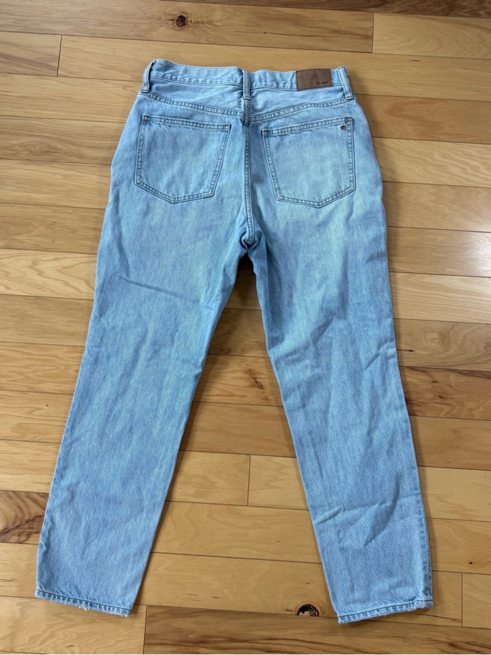 Madewell Perfect Vintage Jeans Womens Sz 28 Light Wash Tapered High Rise Denim - Picture 2 of 10